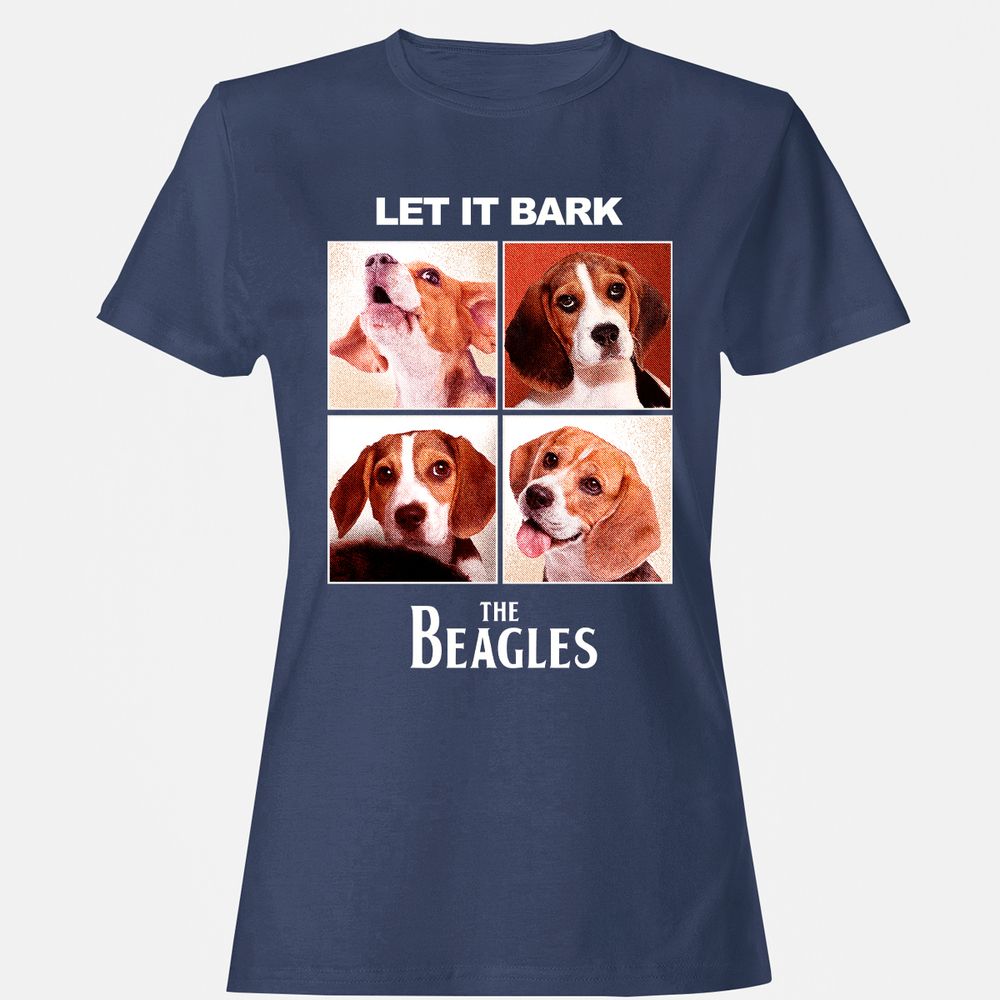 Women's T-Shirt - EA2YGX4K - Navy - 10