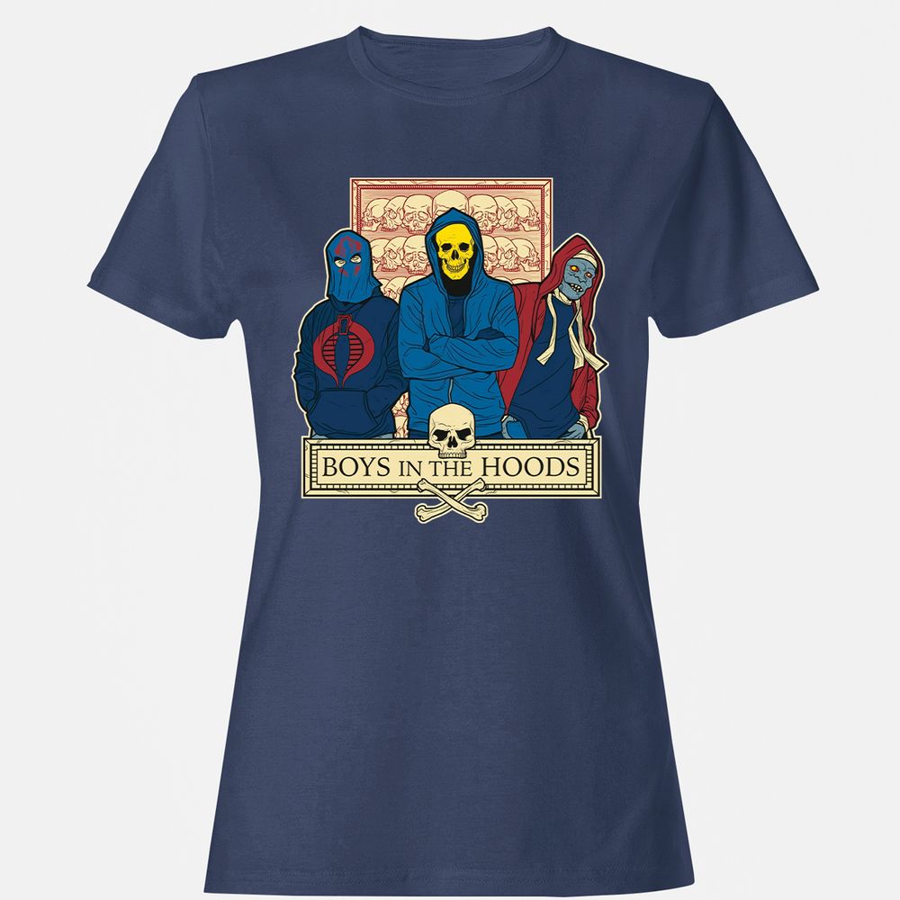 Women's T-Shirt - NHBQXFAX - Navy - 10