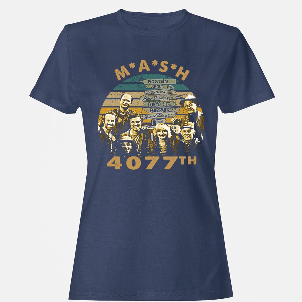 Women's T-Shirt - SDZNV735 - Navy - 10