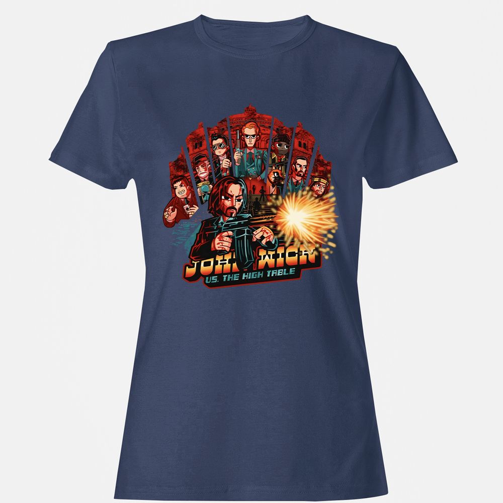 Women's T-Shirt - D7T6Z2N1 - Navy - 10