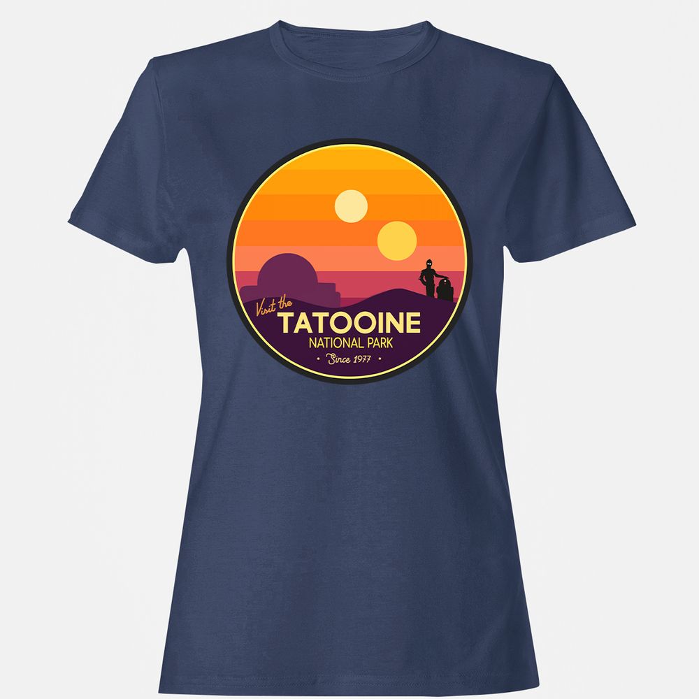 Women's T-Shirt - PNQRWPZH - Navy - 10