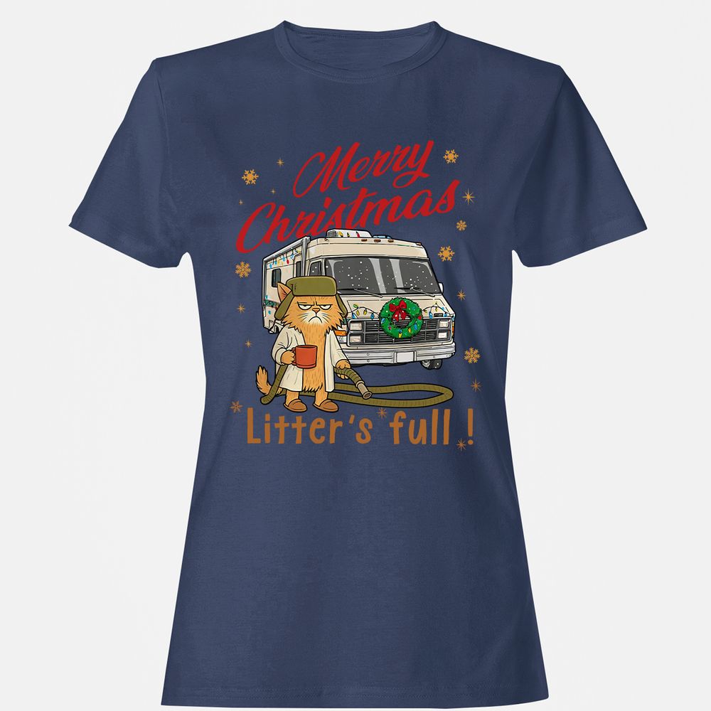 Women's T-Shirt - BQCHHXPJ - Navy - 10