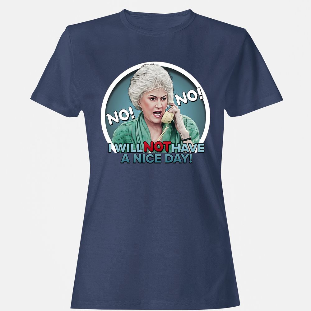 Women's T-Shirt - QFY3BM6Z - Navy - 10