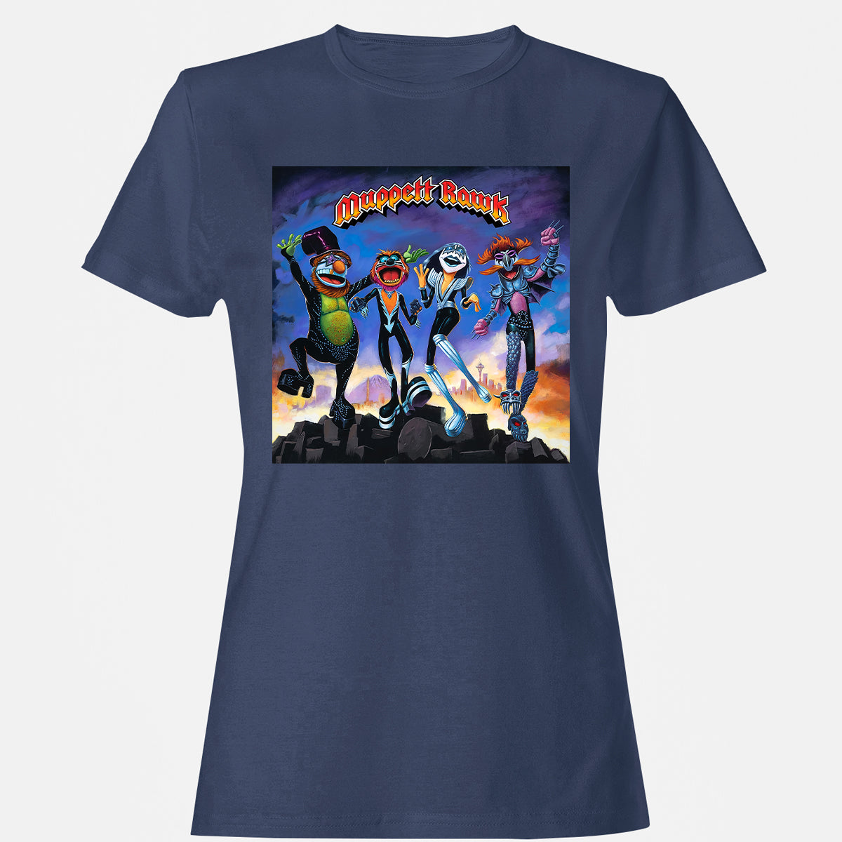 Women's T-Shirt - P9XEUXY6 - Navy - 10