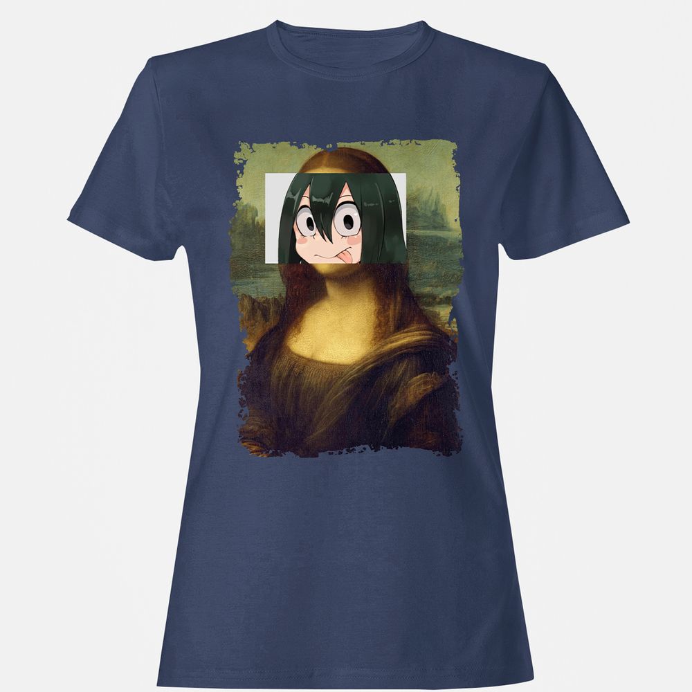 Women's T-Shirt - 9AU7HSES - Navy - 10