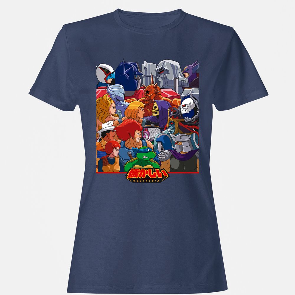 Women's T-Shirt - 4BKAL3WB - Navy - 10