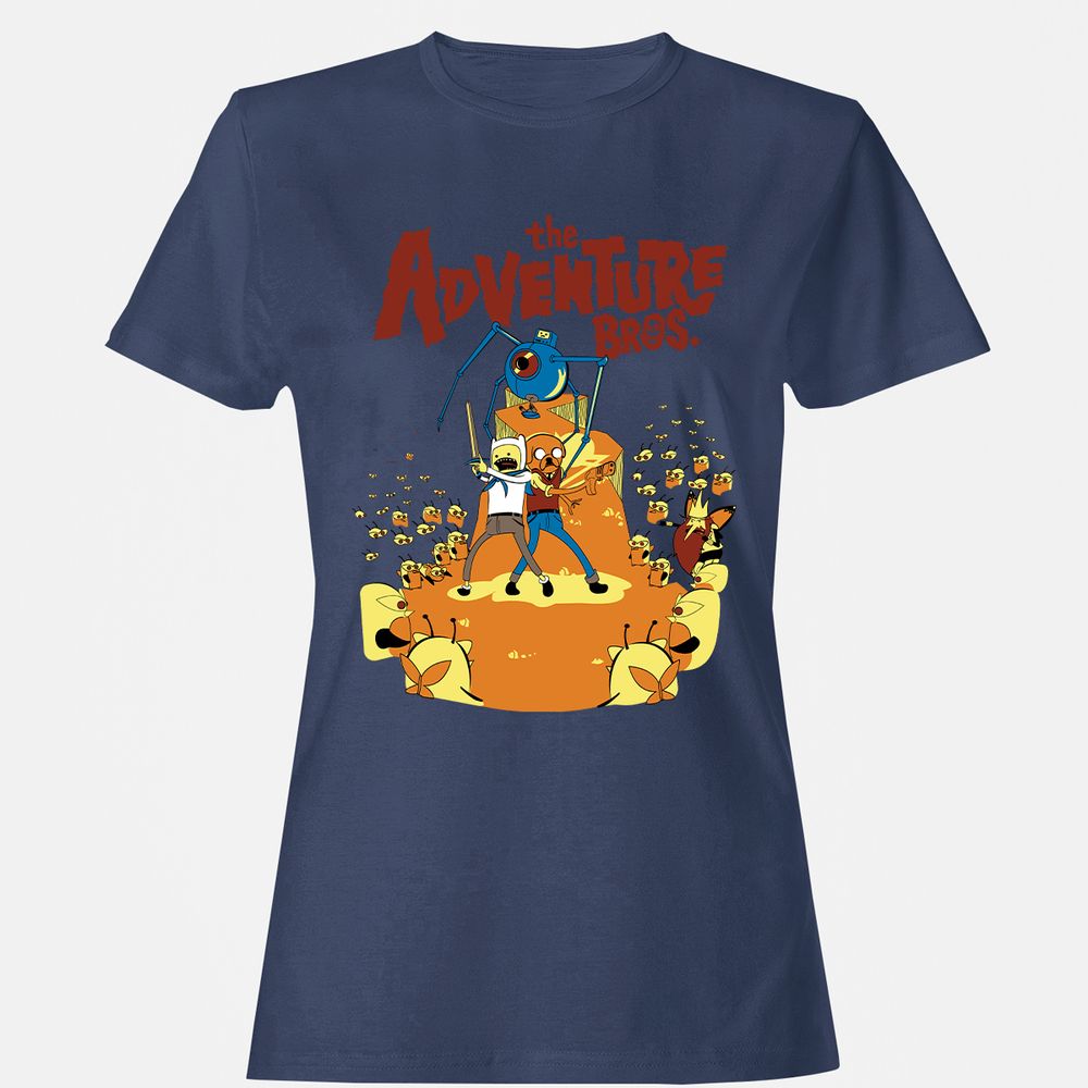 Women's T-Shirt - MDEBCR41 - Navy - 10