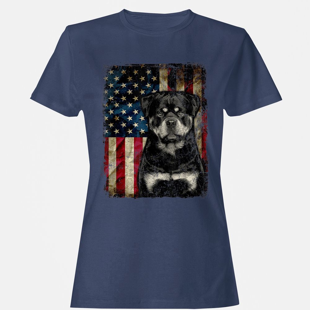 Women's T-Shirt - FRF3S7Y2 - Navy - 10