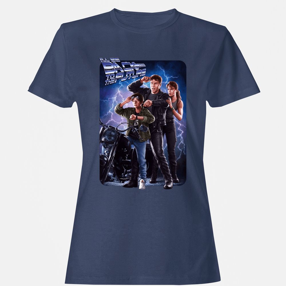 Women's T-Shirt - QB1G4DRN - Navy - 10