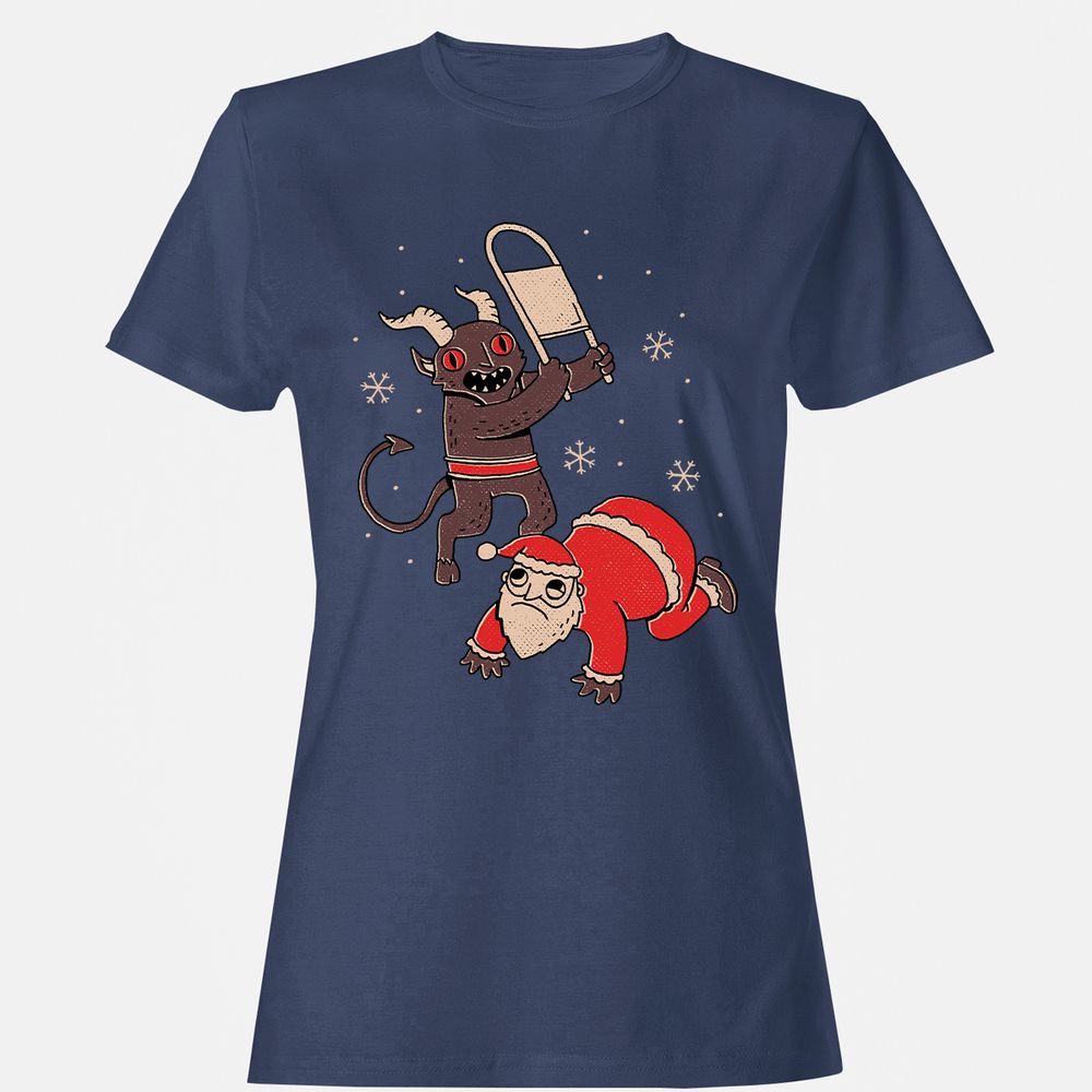 Women's T-Shirt - HAQYD444 - Navy - 10