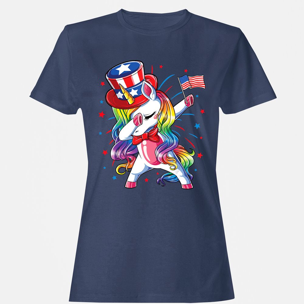 Women's T-Shirt - CSPVUAT5 - Navy - 10
