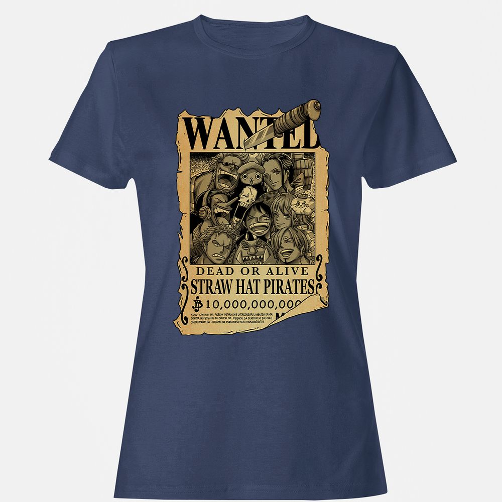 Women's T-Shirt - DF76BYV4 - Navy - 10