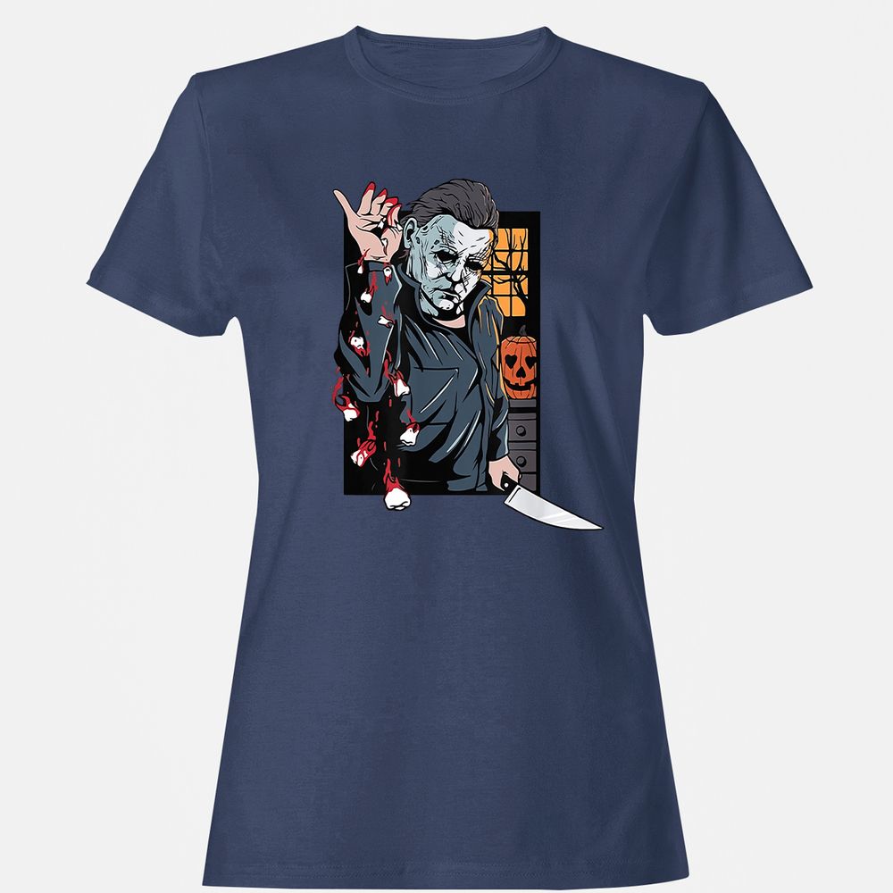 Women's T-Shirt - FE9UVCXT - Navy - 10