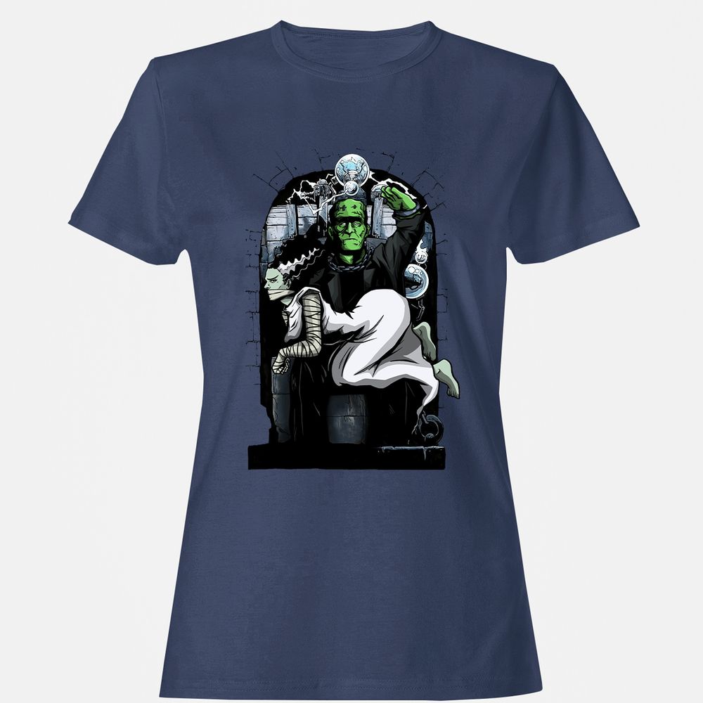 Women's T-Shirt - H6AFBV44 - Navy - 10