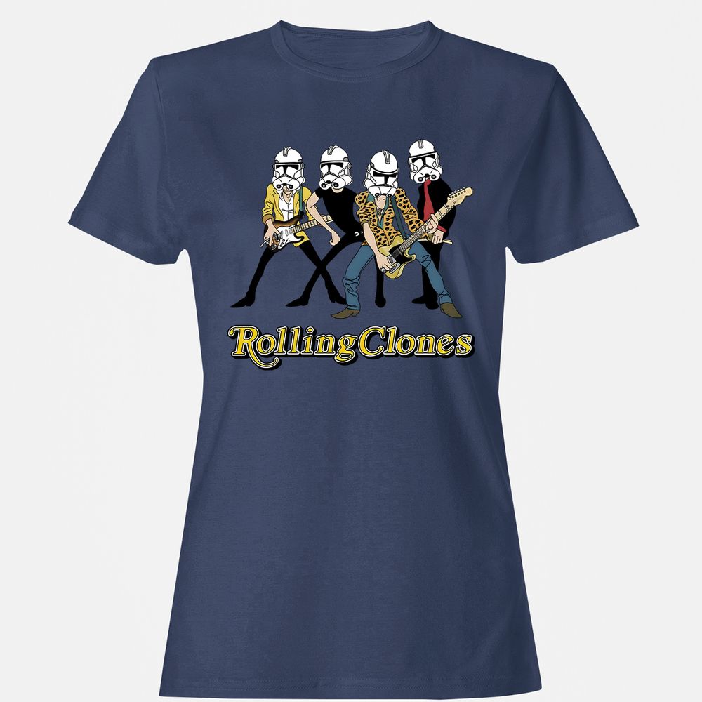 Women's T-Shirt - FLVJGKJ2 - Navy - 10