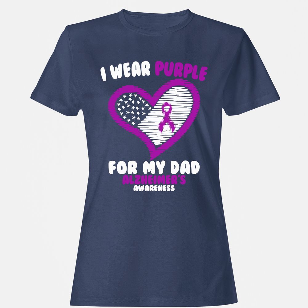 Women's T-Shirt - ZN7D8DSN - Navy - 10