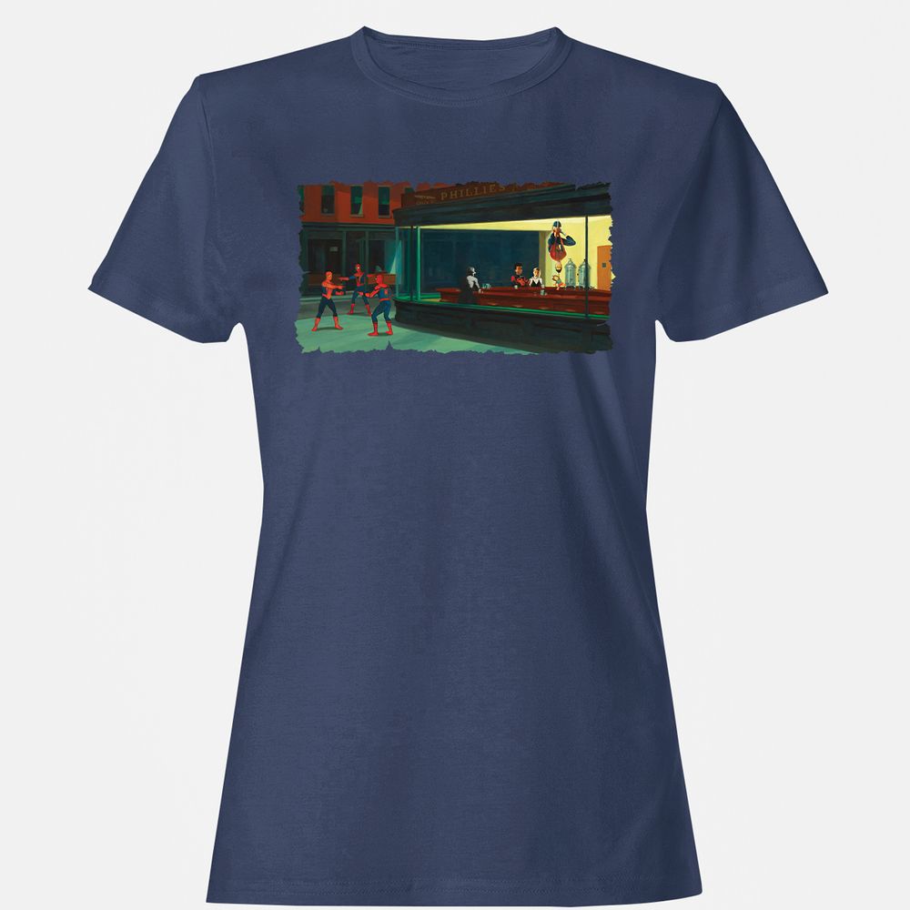 Women's T-Shirt - 3CV5GW8K - Navy - 10