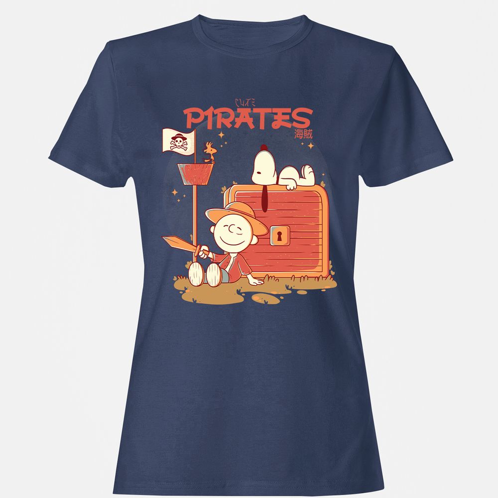 Women's T-Shirt - 7KQRV81V - Navy - 10