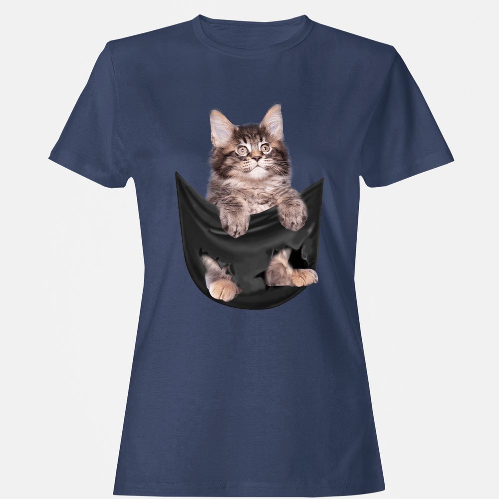 Women's T-Shirt - XRYWNGQ1 - Navy - 10