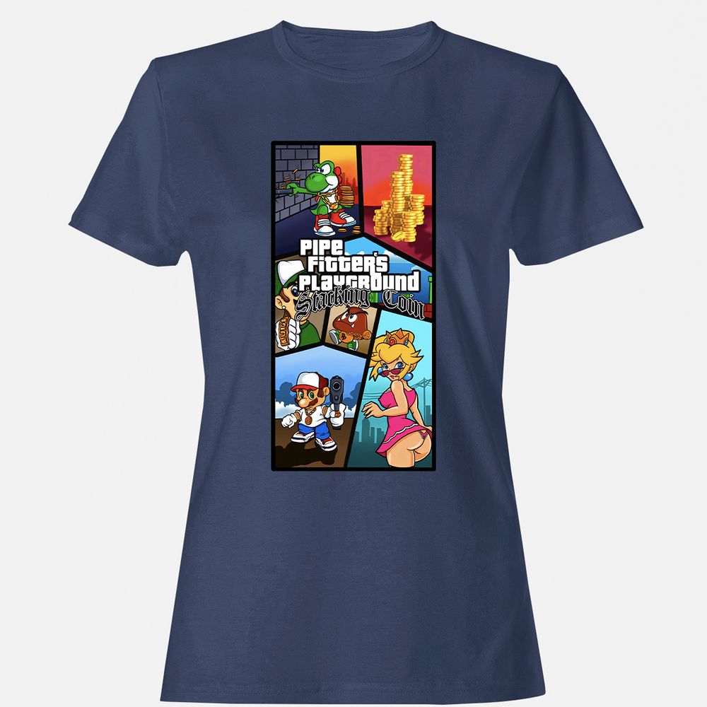 Women's T-Shirt - YK19UPEF - Navy - 10