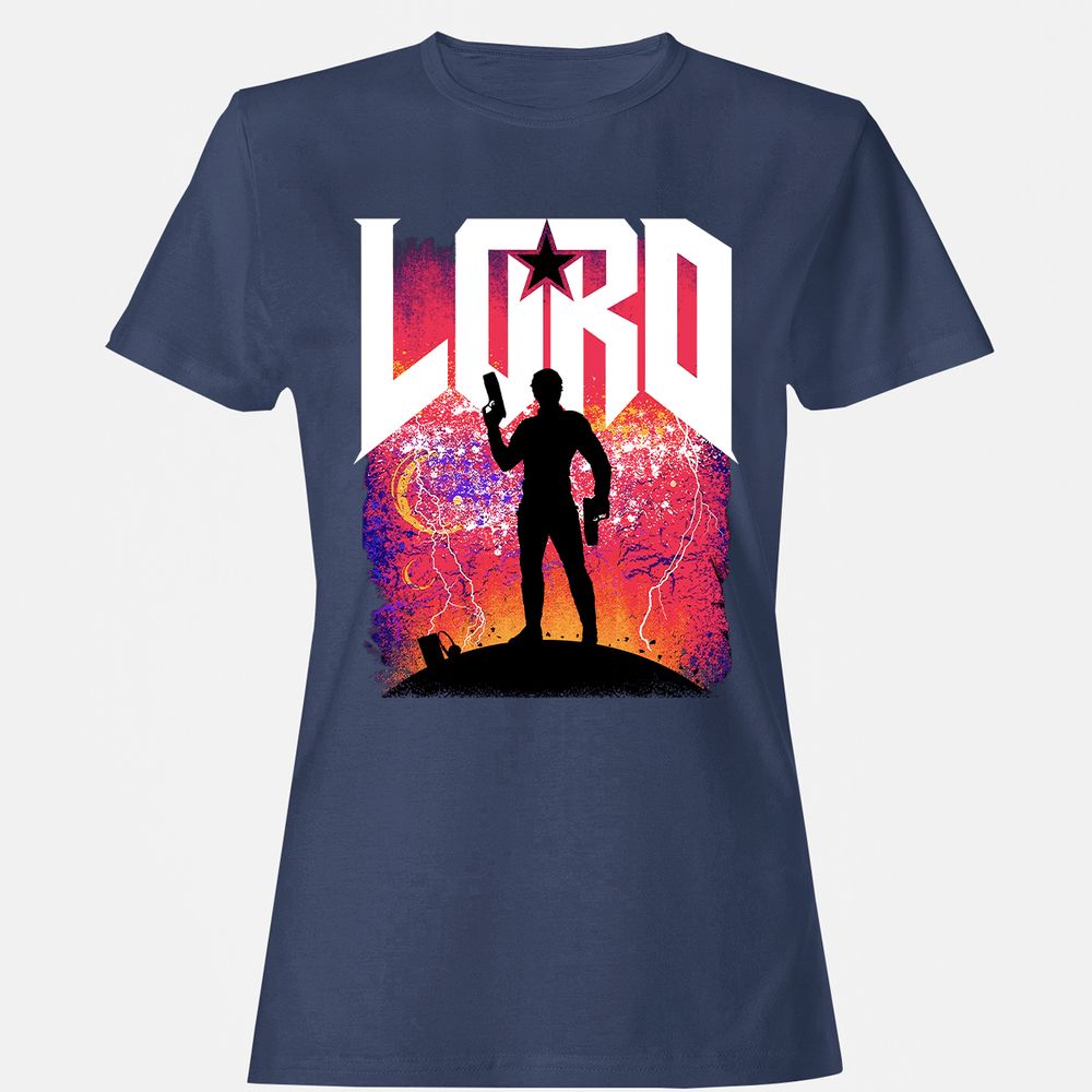 Women's T-Shirt - JHEVFR47 - Navy - 10