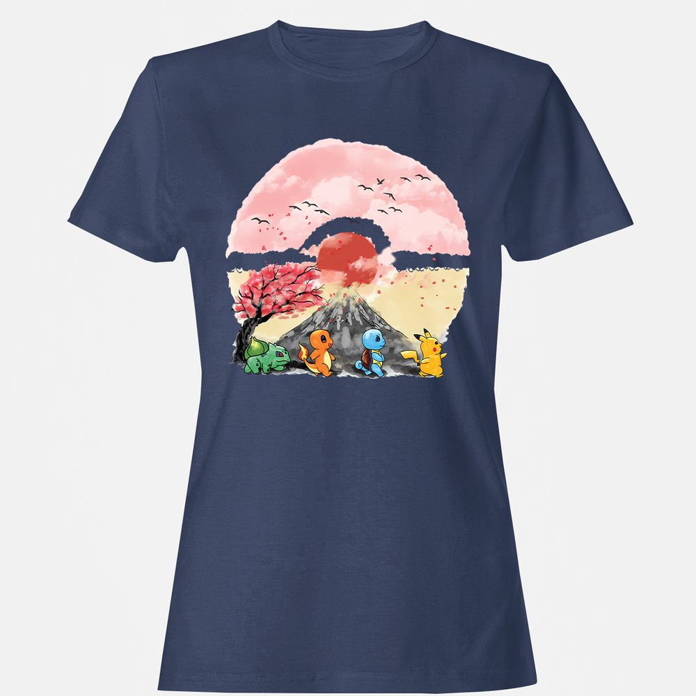 Women's T-Shirt - EFUJAZLG - Navy - 10