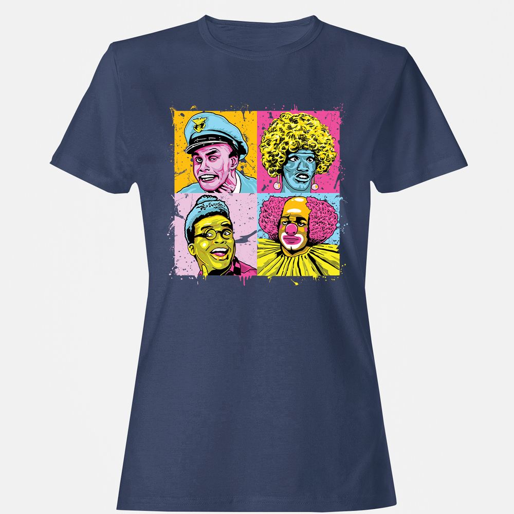 Women's T-Shirt - 11QS48YL - Navy - 10