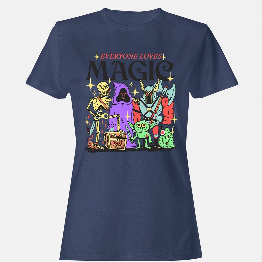 Women's T-Shirt - PFGVFWH7 - Navy - 10