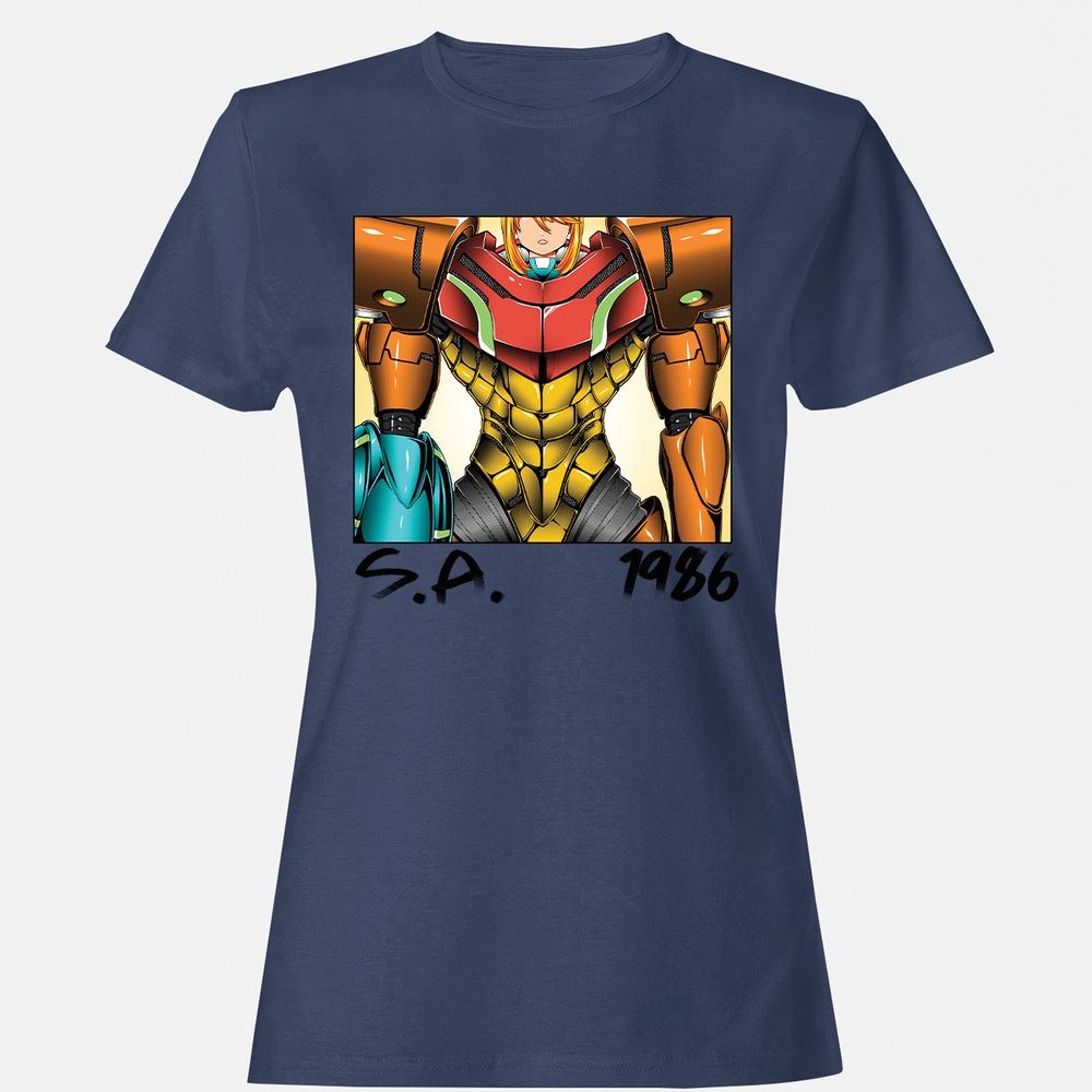 Women's T-Shirt - G55HA5ZR - Navy - 10