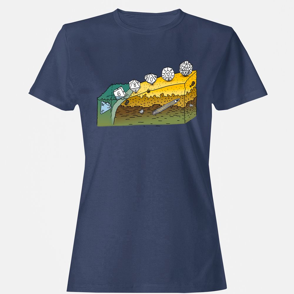 Women's T-Shirt - A1AQYJ8U - Navy - 10