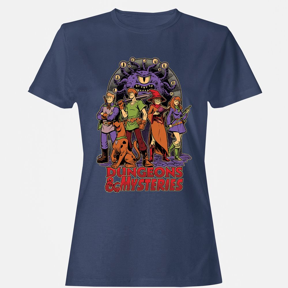 Women's T-Shirt - ANQTCFCS - Navy - 10