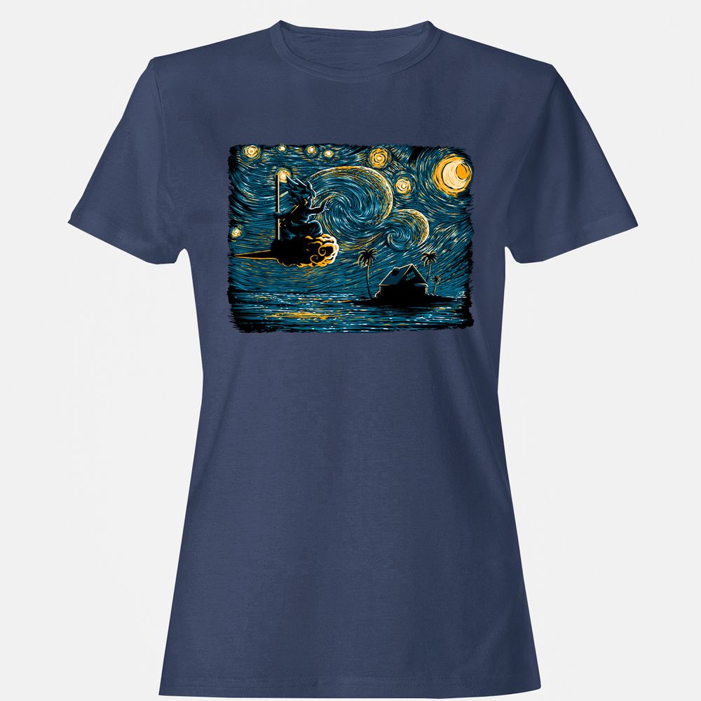 Women's T-Shirt - JFGXZQ4B - Navy - 10