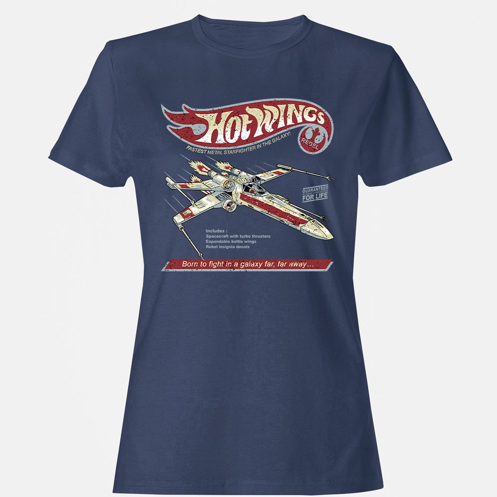 Women's T-Shirt - HQQXMWPG - Navy - 10