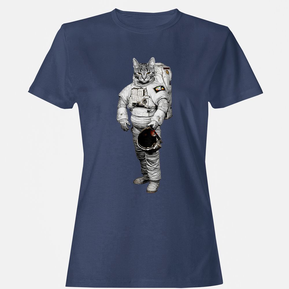 Women's T-Shirt - MX9VWY5K - Navy - 10