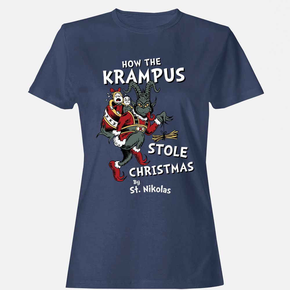 Women's T-Shirt - U7V7R2V8 - Navy - 10