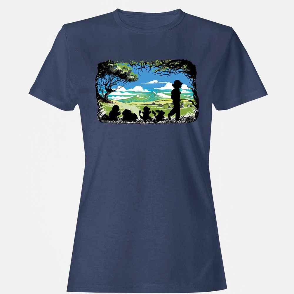 Women's T-Shirt - JQW1NE2M - Navy - 10