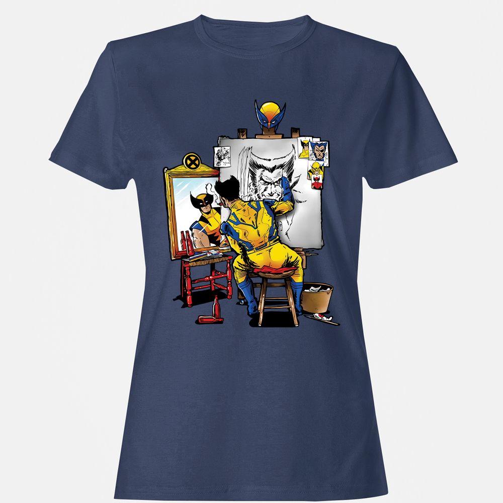 Women's T-Shirt - 33RKT86U - Navy - 10