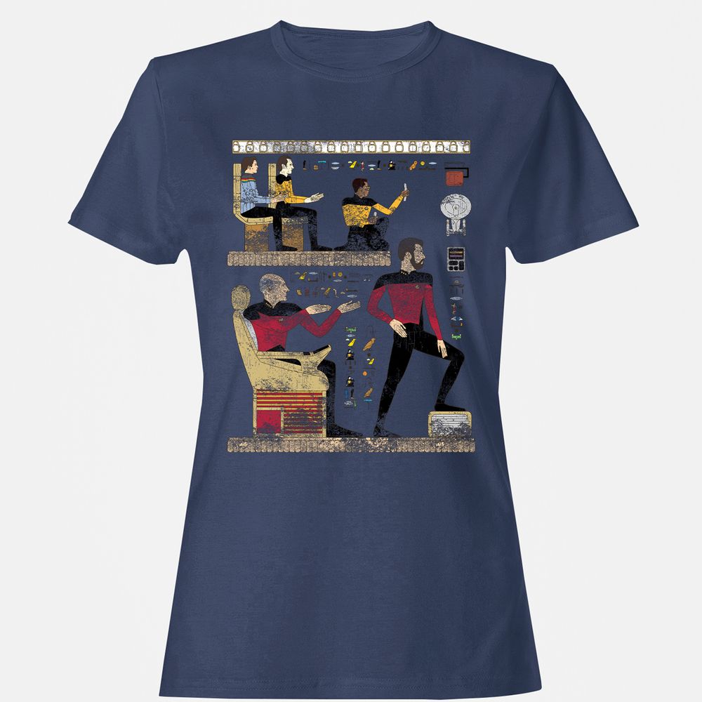 Women's T-Shirt - TZJ6H45T - Navy - 10