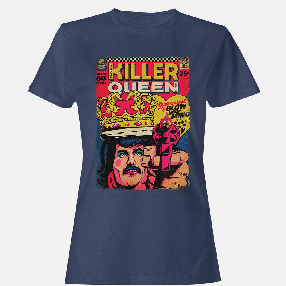 Women's T-Shirt - NFTKPXLV - Navy - 10