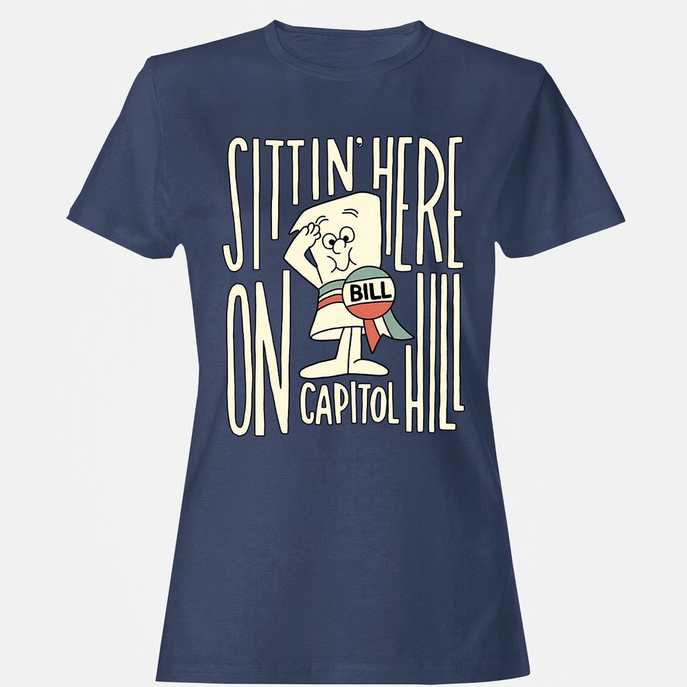 Women's T-Shirt - 1QP1LJFE - Navy - 10