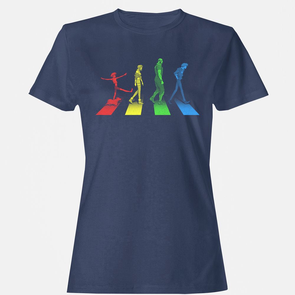 Women's T-Shirt - 9S6BDUNQ - Navy - 10