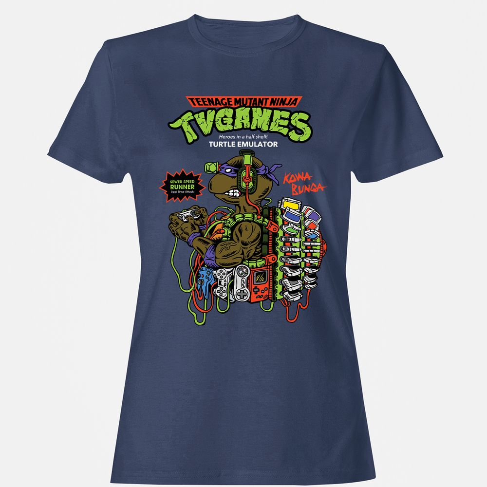 Women's T-Shirt - C85UCDN5 - Navy - 10