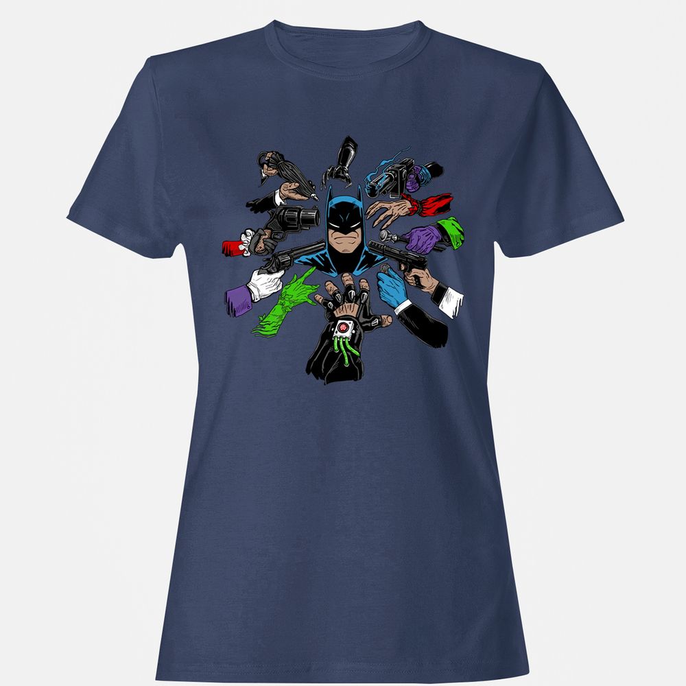 Women's T-Shirt - GJ79Z2NX - Navy - 10