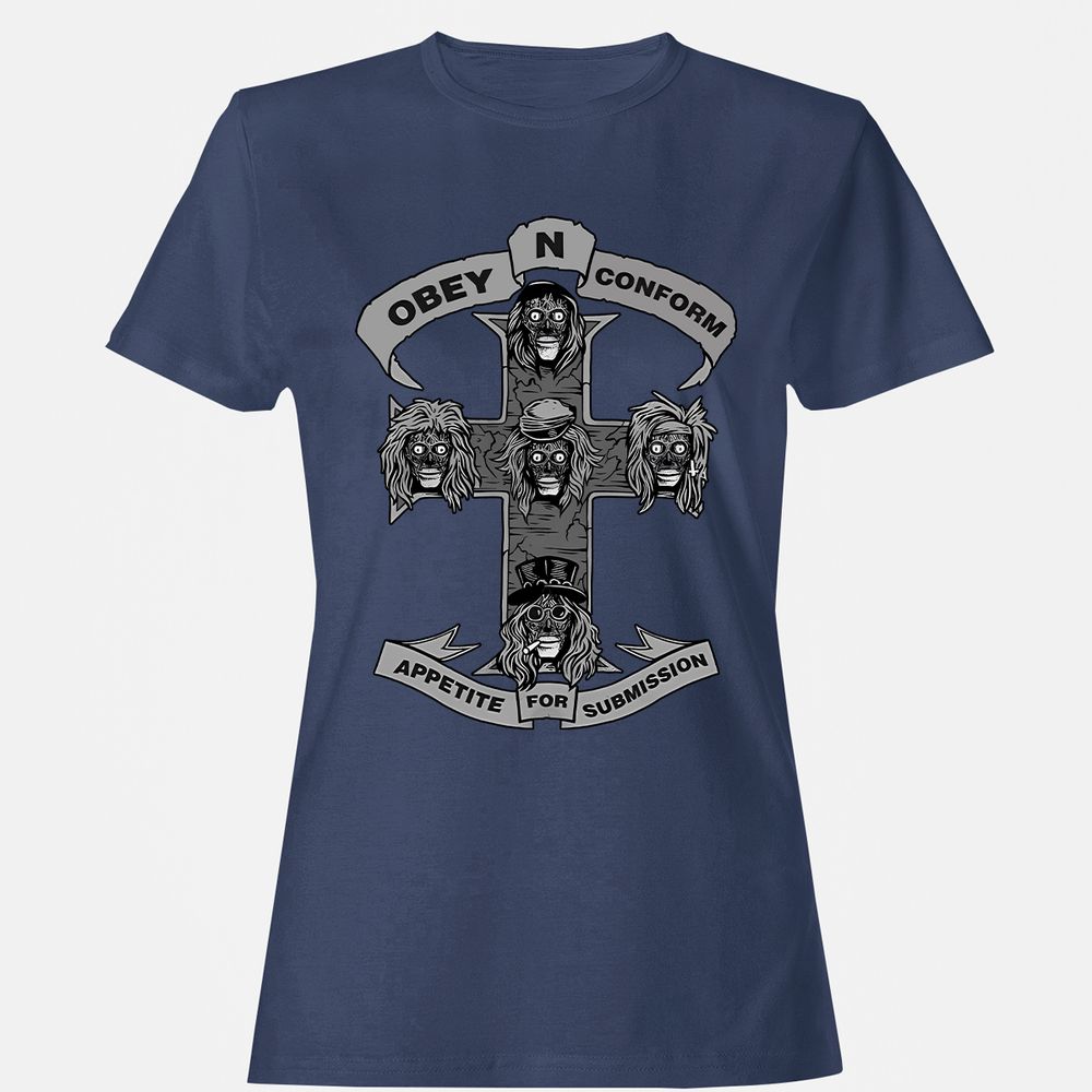 Women's T-Shirt - V1JKA5VG - Navy - 10