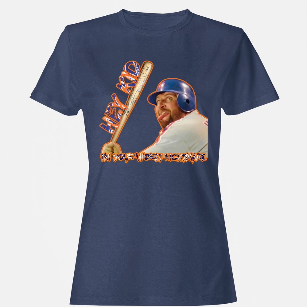 Women's T-Shirt - KQD89HGD - Navy - 10