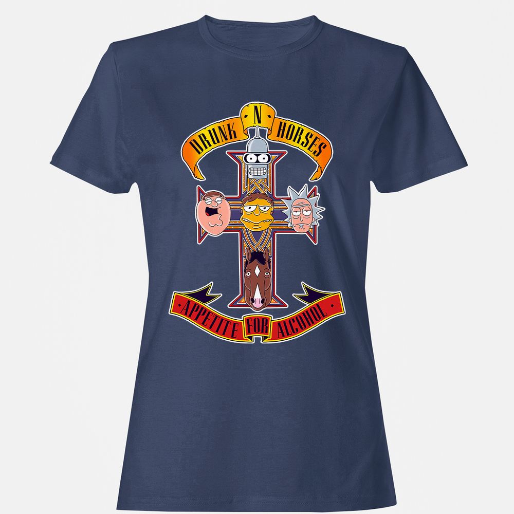 Women's T-Shirt - SHV1YSTU - Navy - 10