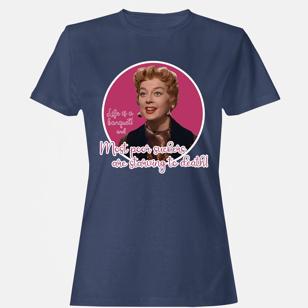 Women's T-Shirt - NQEG9X5W - Navy - 10