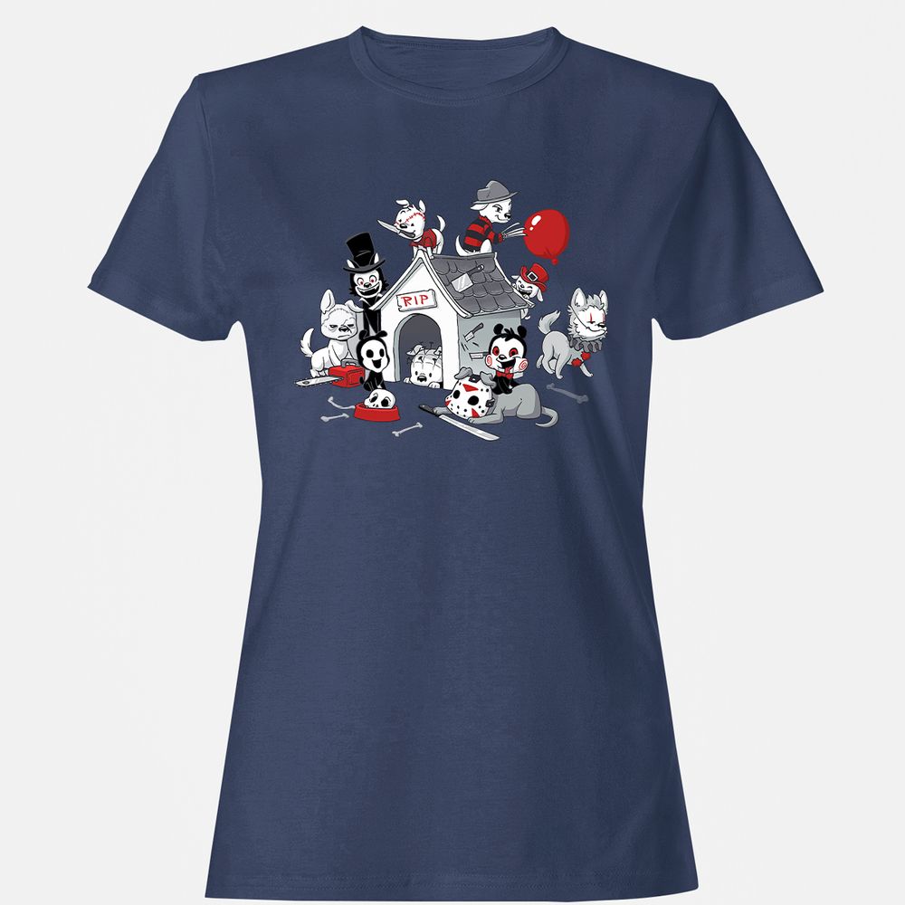 Women's T-Shirt - VL1QESMF - Navy - 10