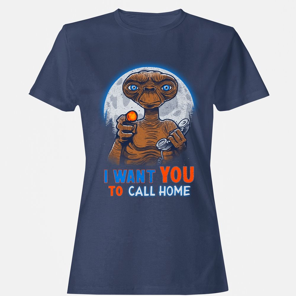 Women's T-Shirt - 62KMH8JM - Navy - 10