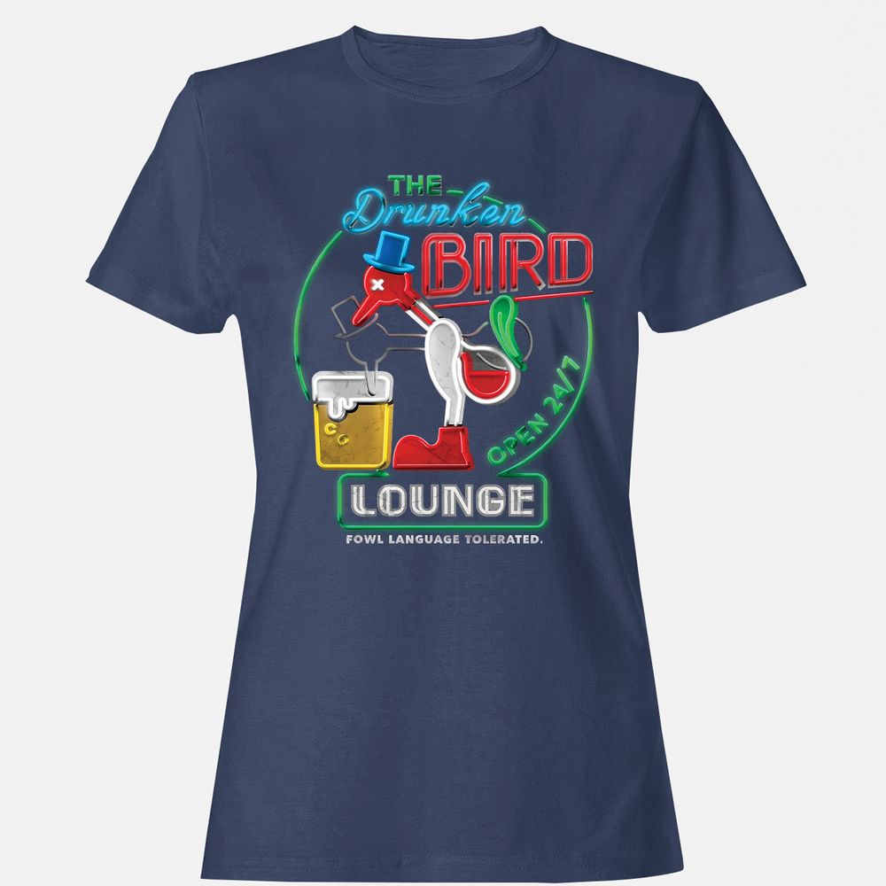 Women's T-Shirt - ZX9Q8BE3 - Navy - 10